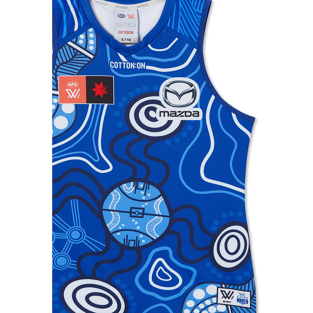 North Melbourne Season 8 AFLW Authentic Indigenous Guernsey - Image 7