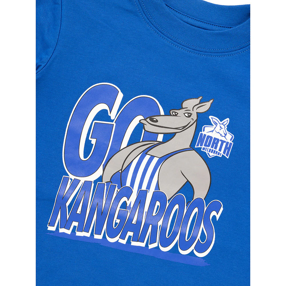 North Melbourne Kids Woof Mascot Tee - Image 6