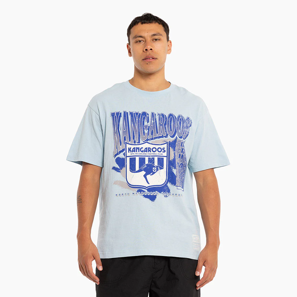 North Melbourne Mitchell & Ness Adults Vintage Brush Off Tee - Image 7