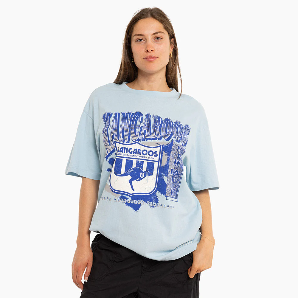 North Melbourne Mitchell & Ness Adults Vintage Brush Off Tee - Image 8
