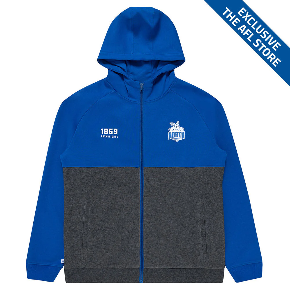 North Melbourne Mens Zip Tech Fleece Hoodie - Image 5