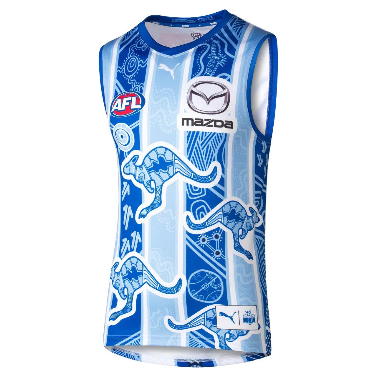 North Melbourne Authentic 2024 Mens Indigenous Guernsey