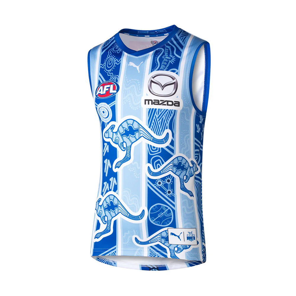 North Melbourne Authentic 2024 Youth Indigenous Guernsey