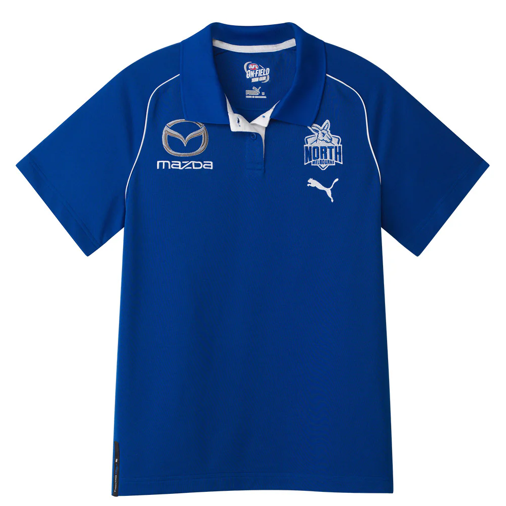 North Melbourne 2025 Authentic Womens Team Polo