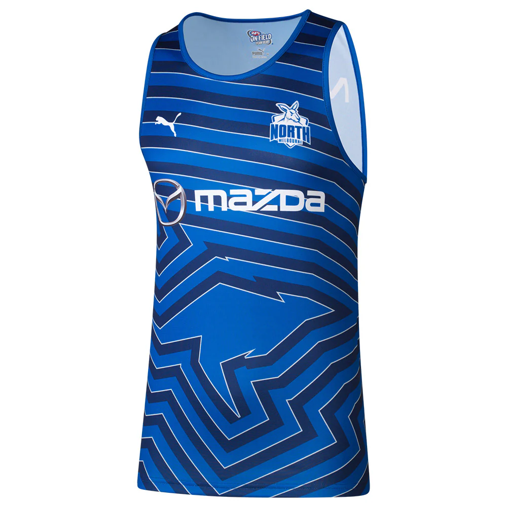 North Melbourne 2025 Authentic Training Singlet