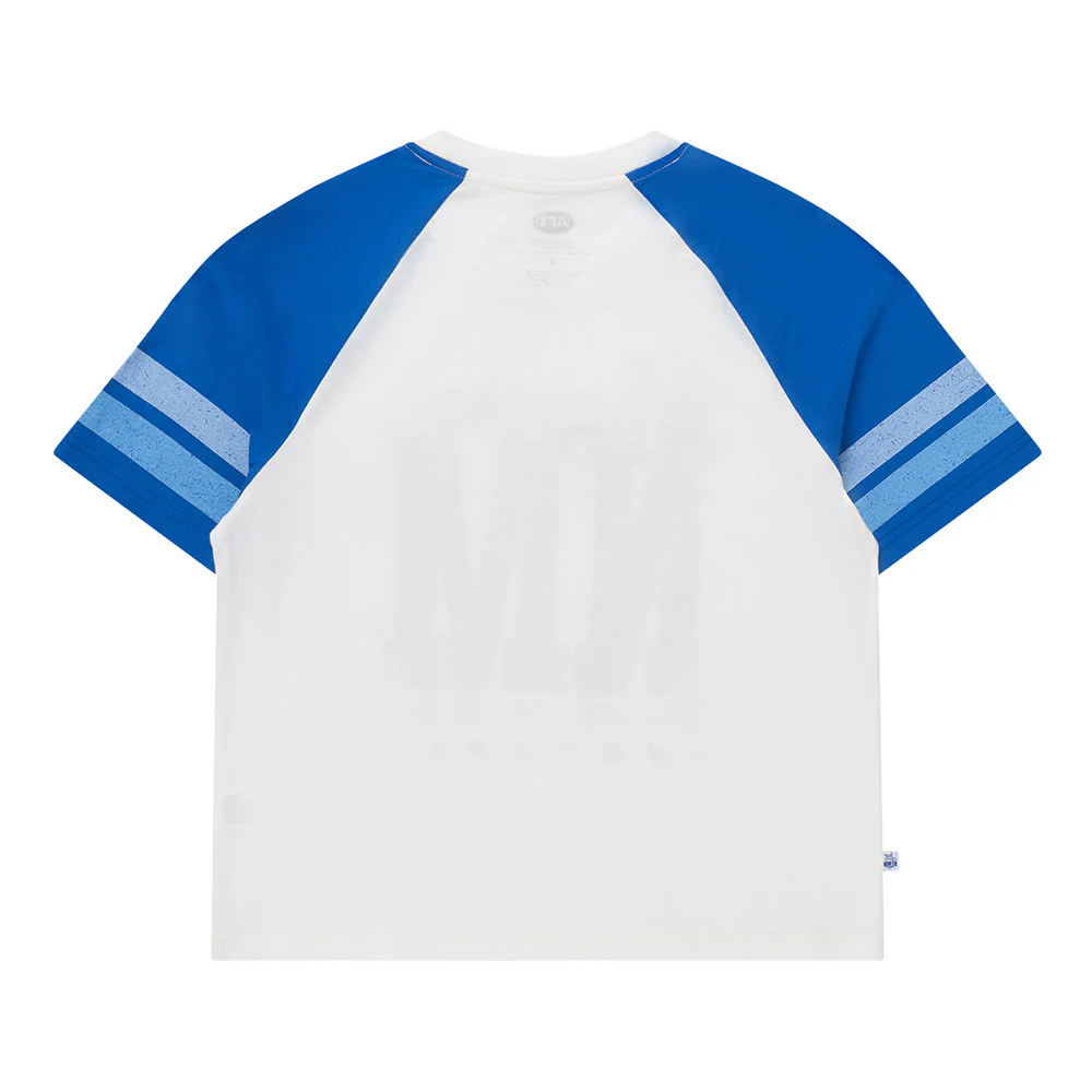 North Melbourne 2-Tone Womens Raglan Tee - Image 2