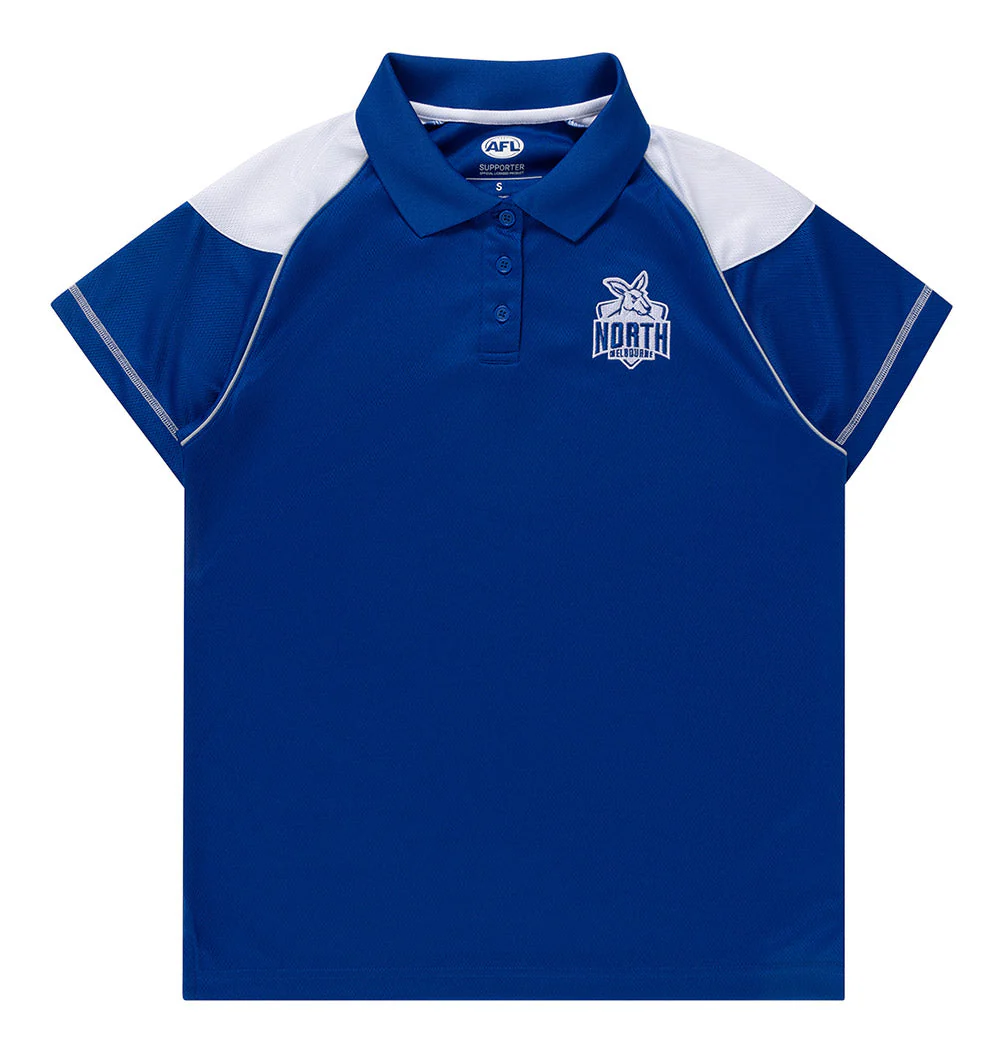 North Melbourne Womens Performance Polo - Image 8
