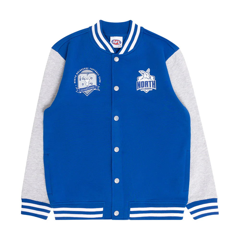 North Melbourne Youth Varsity Fleece Jacket