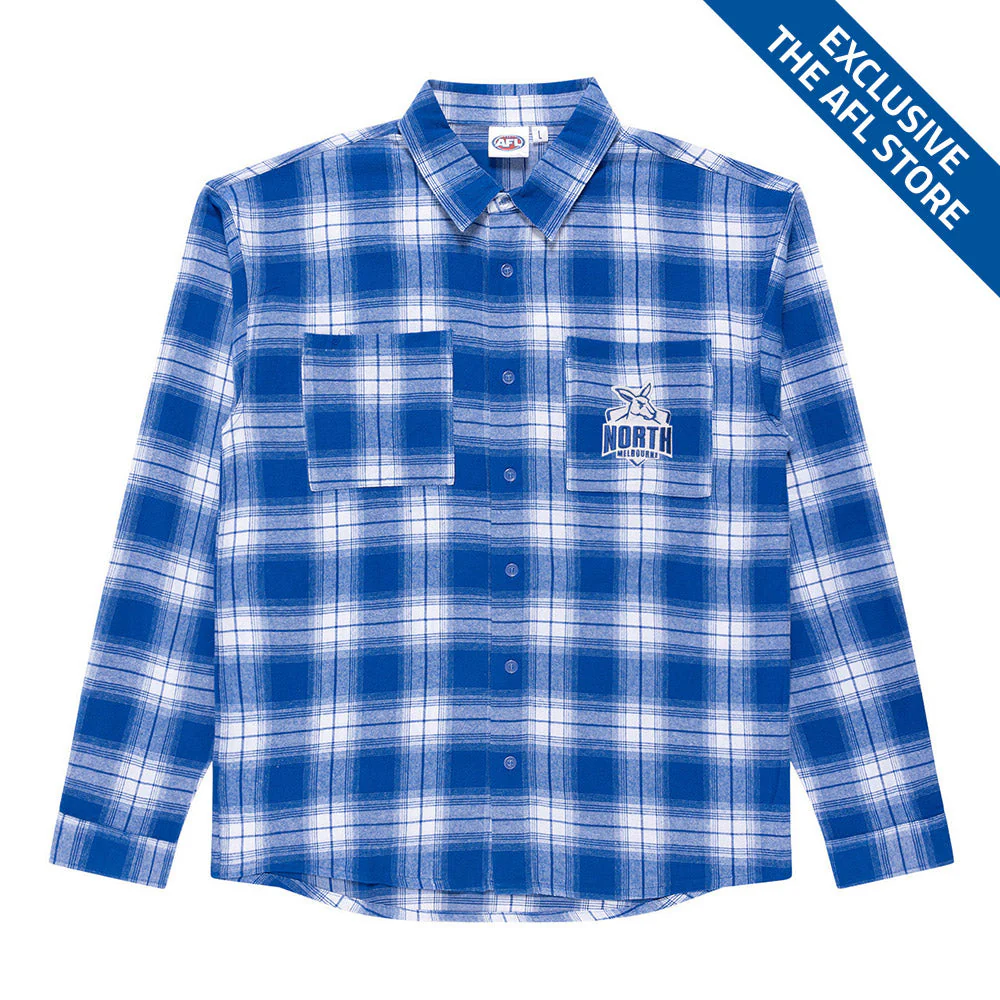 North Melbourne Mens Check Flannel Shirt - Image 5