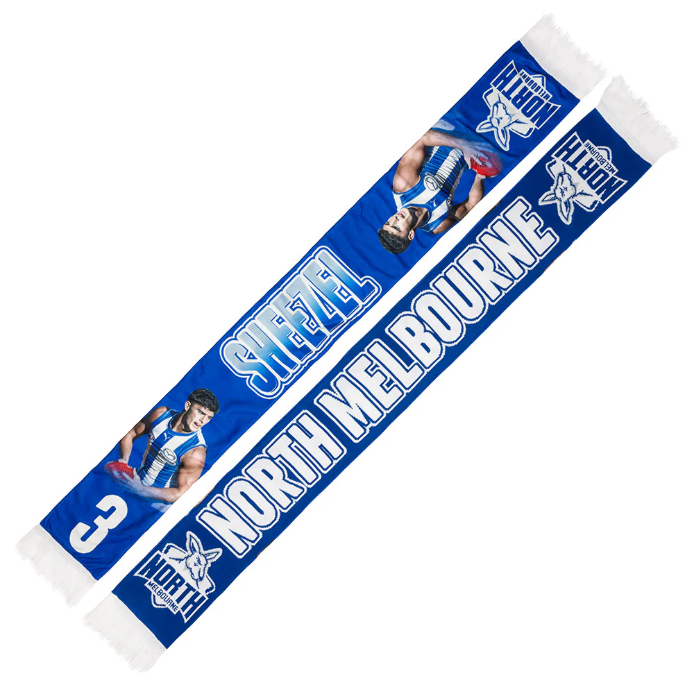 North Melbourne Player Scarf - Harry Sheezel - Image 2
