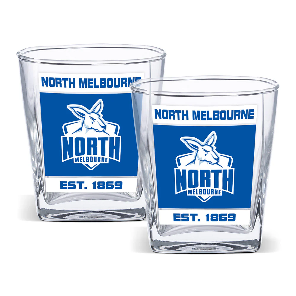 North Melbourne 2 Pack Spirit Glass