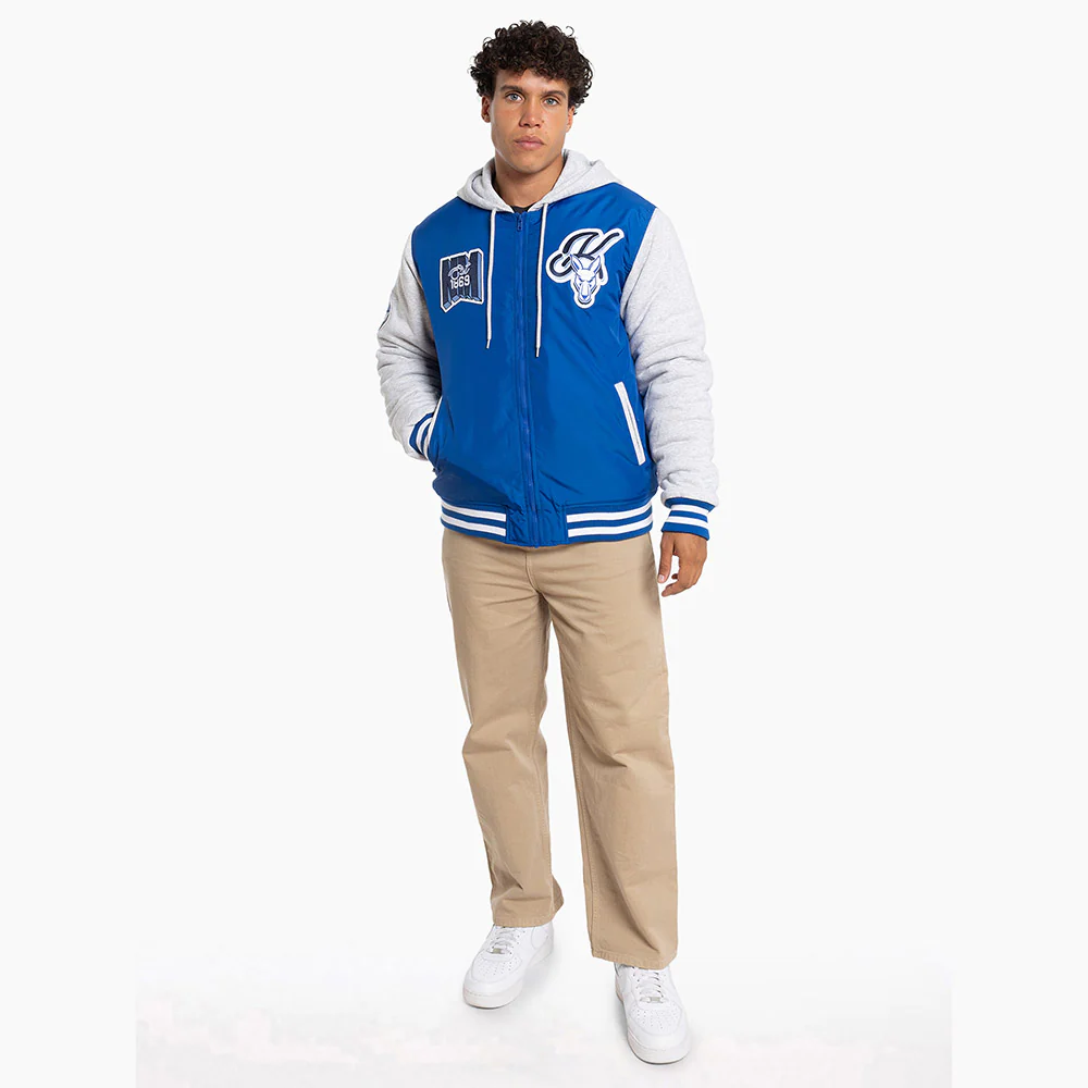 North Melbourne Adult Patchwork Bomber Jacket - Image 5