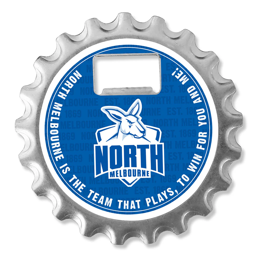 North Melbourne Bar 3-In-1 Gadget Opener Coaster Magnet
