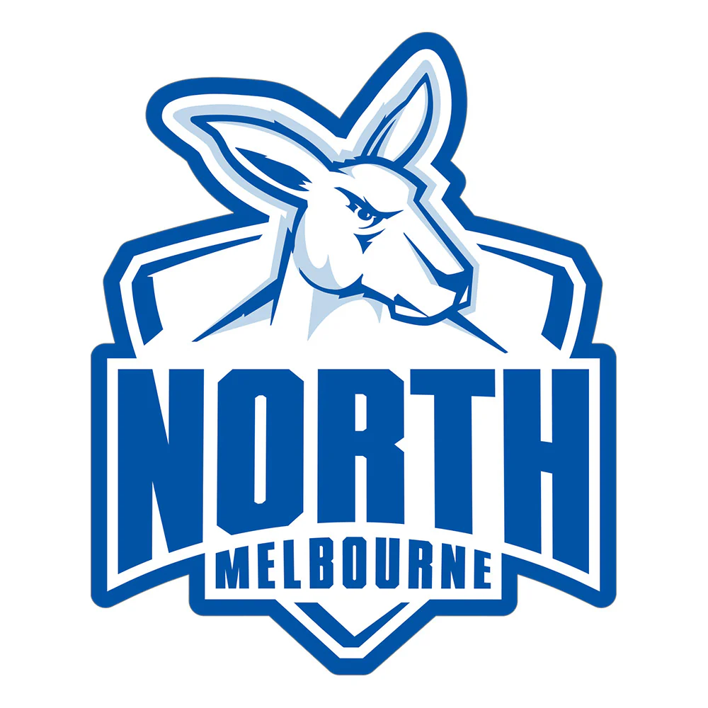 North Melbourne Die Cut Logo Sticker