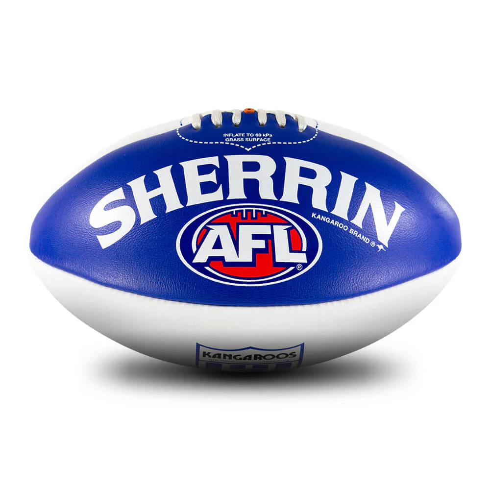 North Melbourne Leather Football - Size 5 - Image 2
