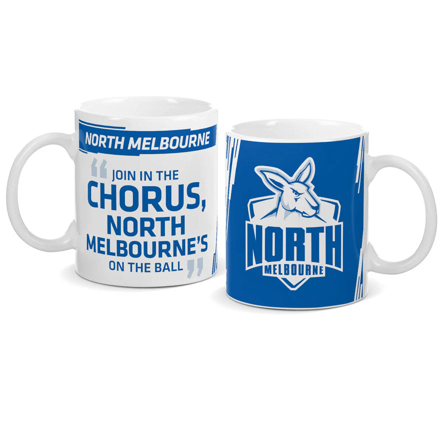 North Melbourne Logo And Song Mug
