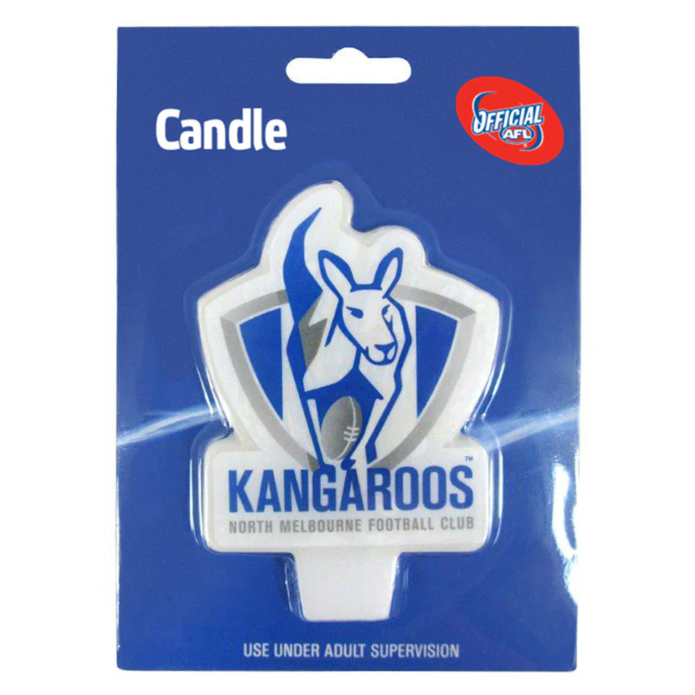 North Melbourne Logo Candle