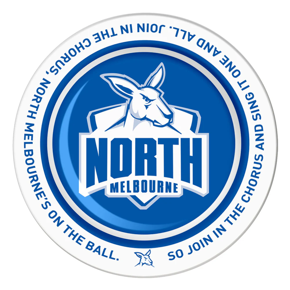 North Melbourne Melamine Plate