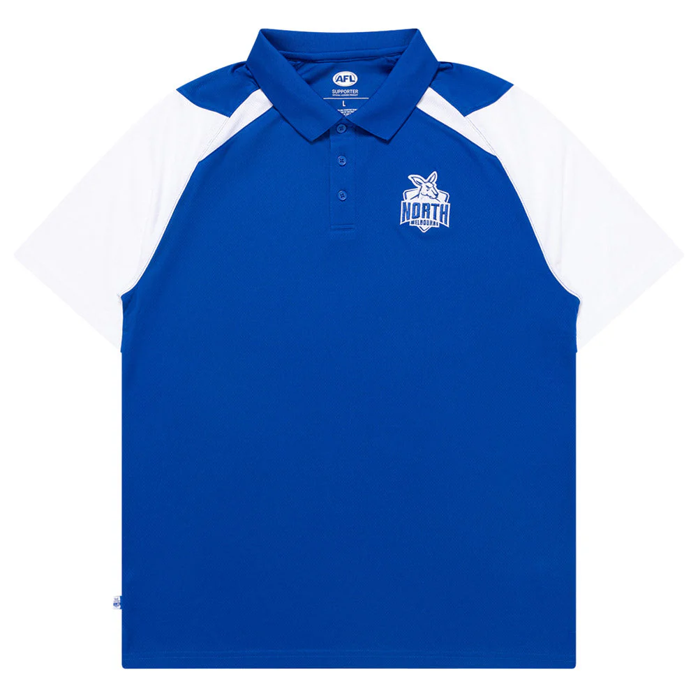 North Melbourne Mens Performance Polo - Image 5