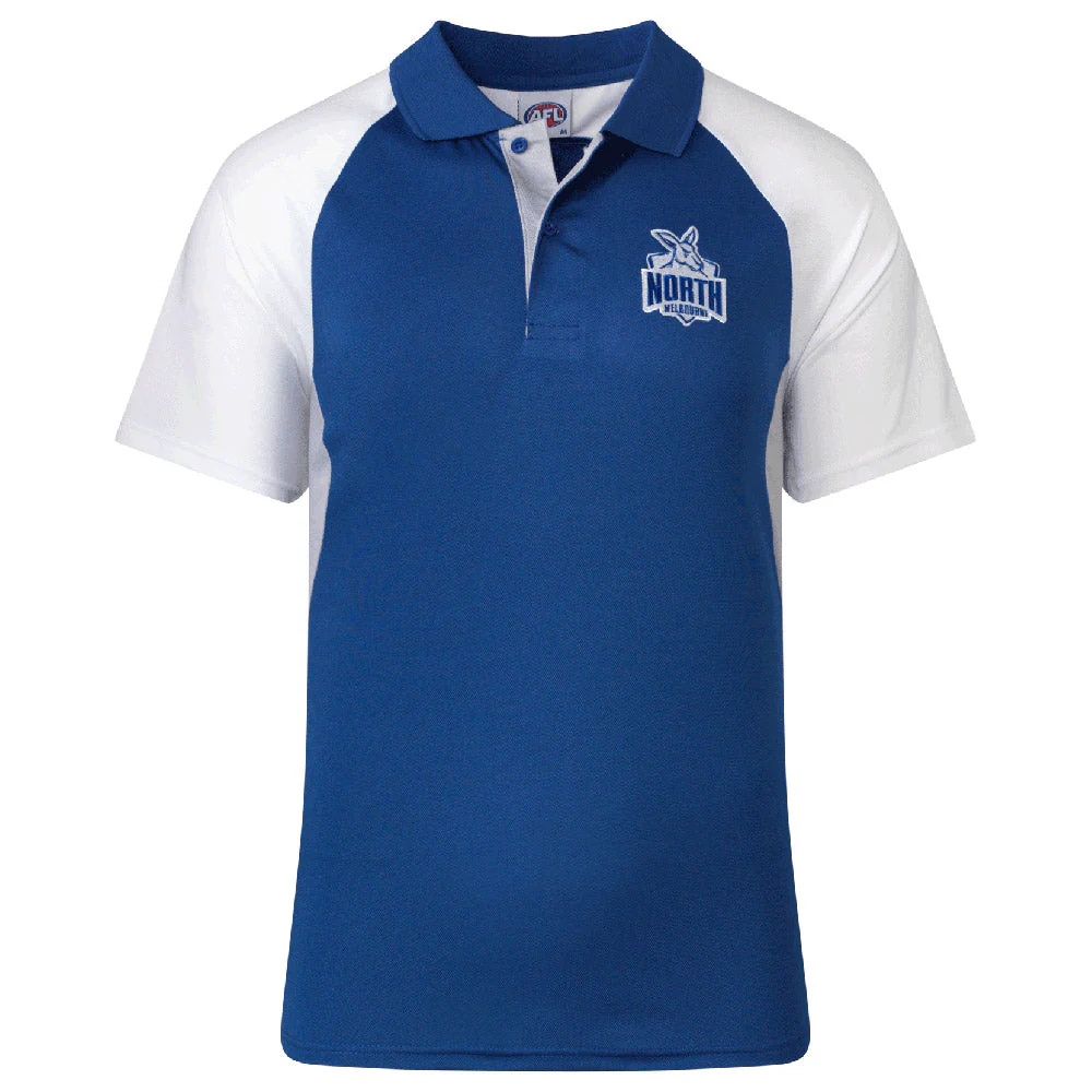 North Melbourne Mens Summer Premium Polo - Image 3