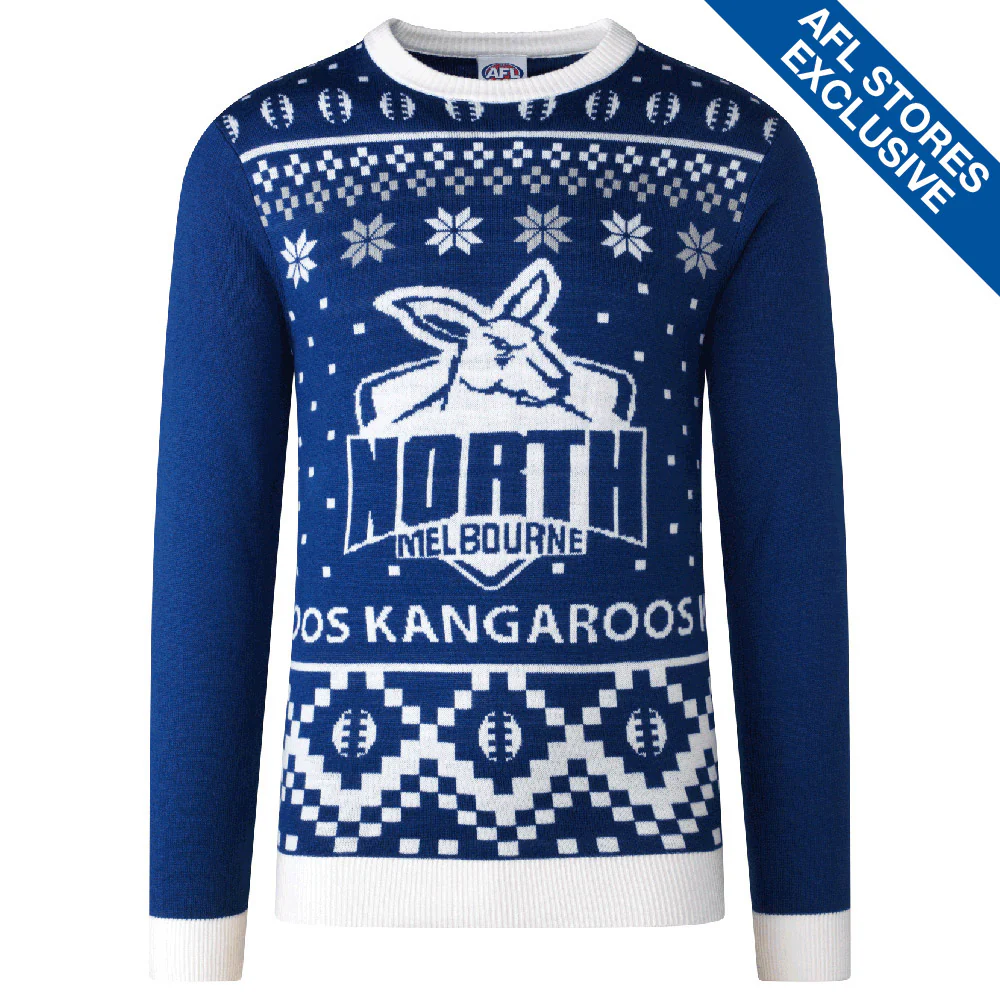 North Melbourne Mens Ugly Christmas Sweater