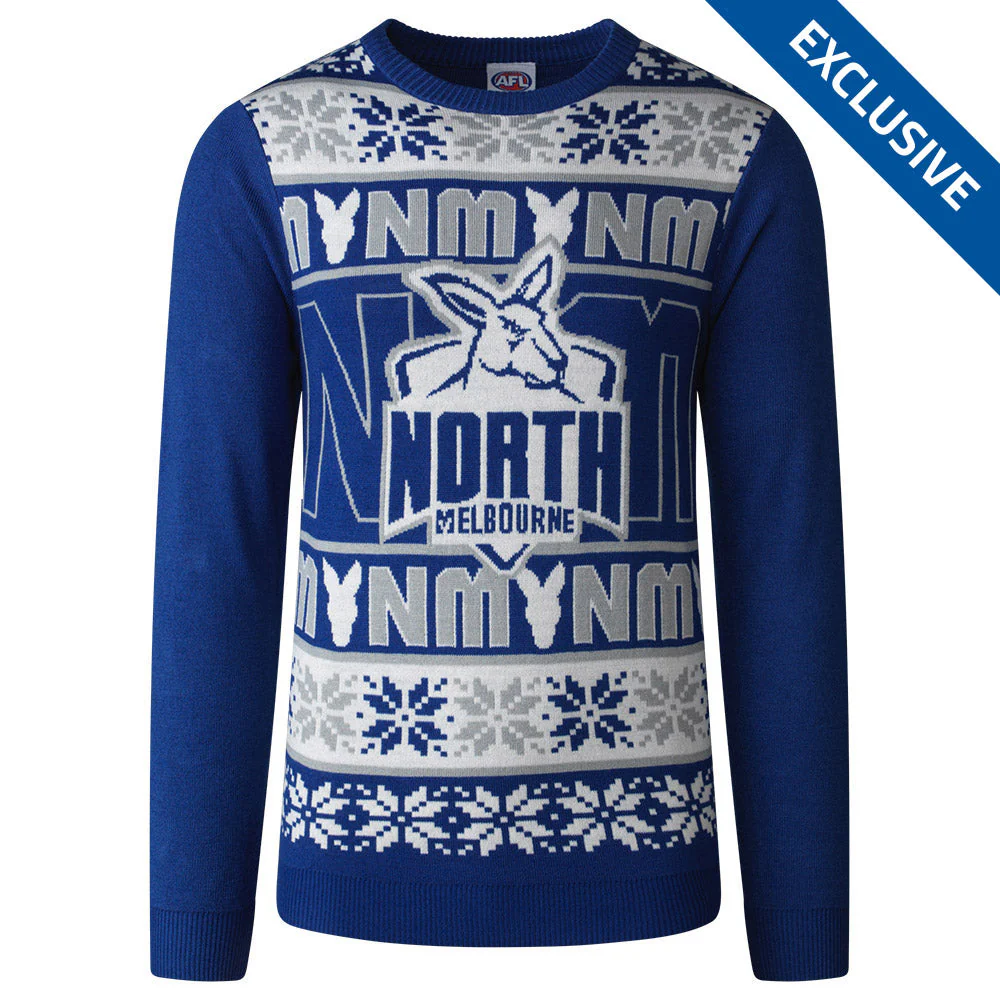 North Melbourne Mens Ugly Christmas Sweater - Image 3