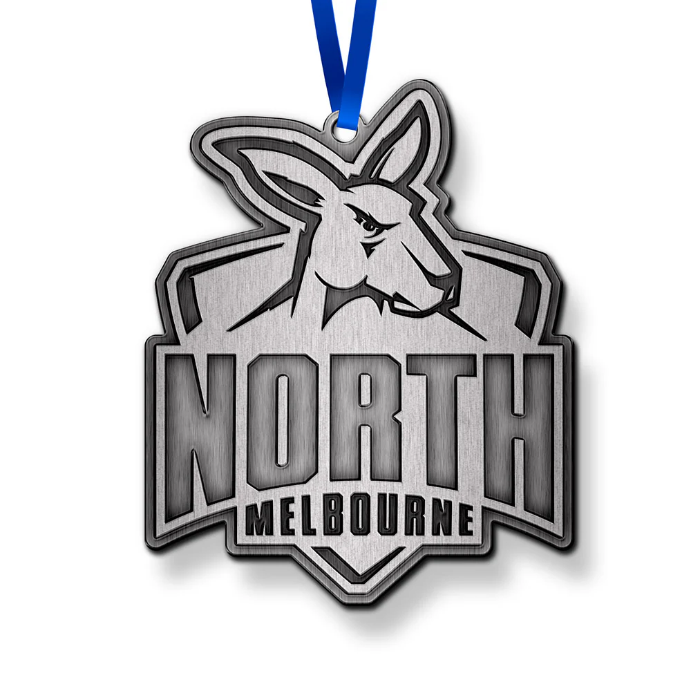 North Melbourne Metal Christmas Baubles Ornaments