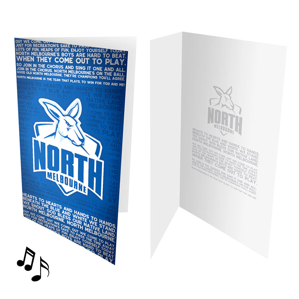 North Melbourne Musical Card - Image 2