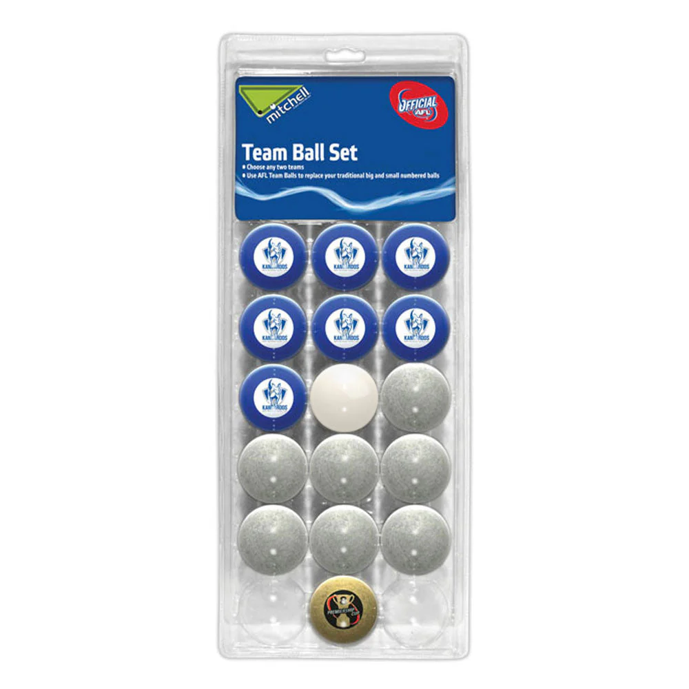 North Melbourne Pool Ball Set - Image 5