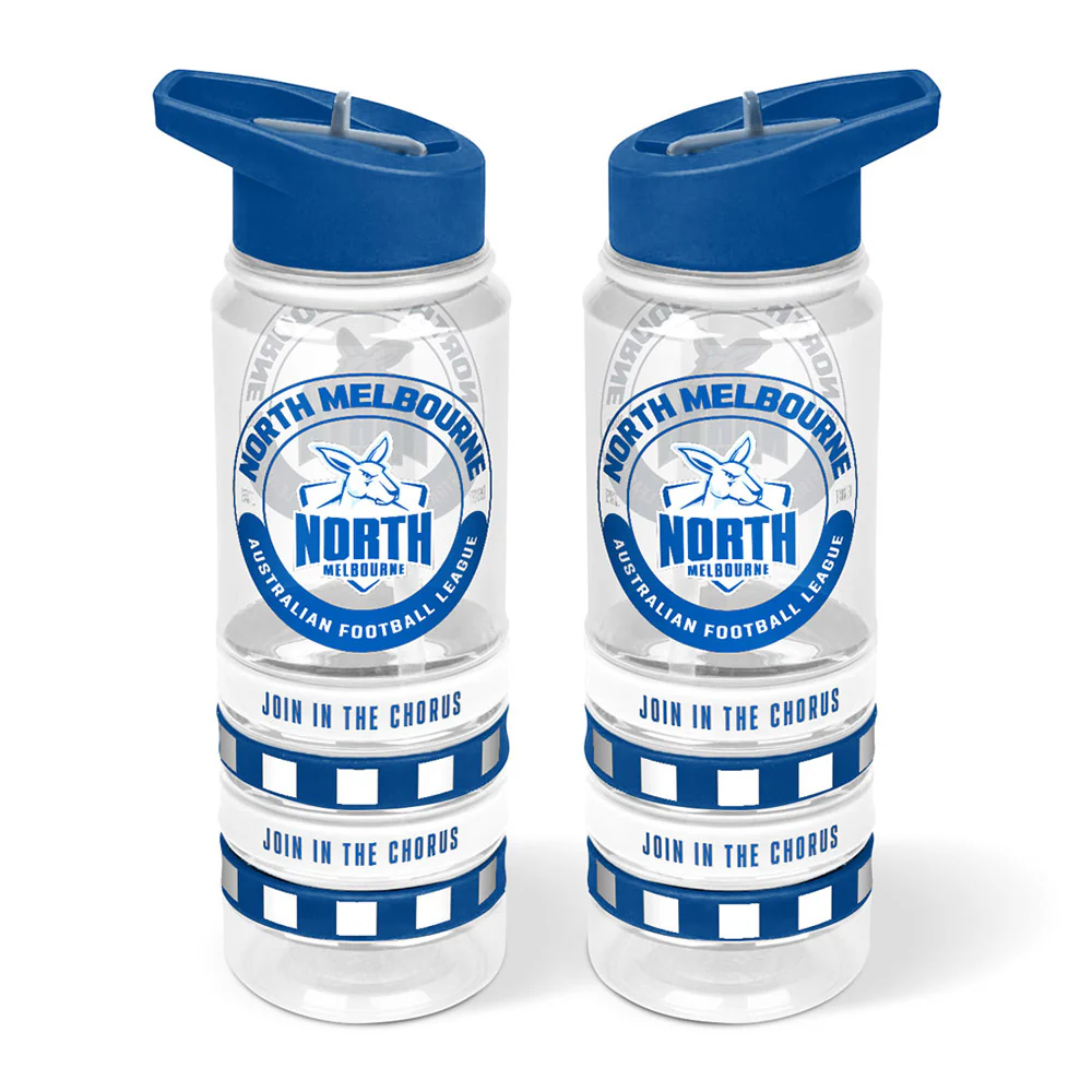 North Melbourne Quad Bands Tritan Drink Bottle - Image 2