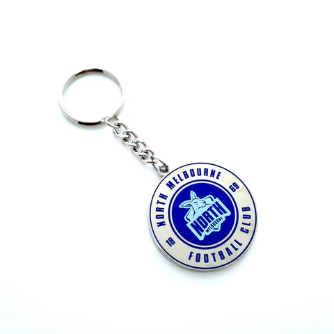 North Melbourne Round Logo Keyring - Image 2