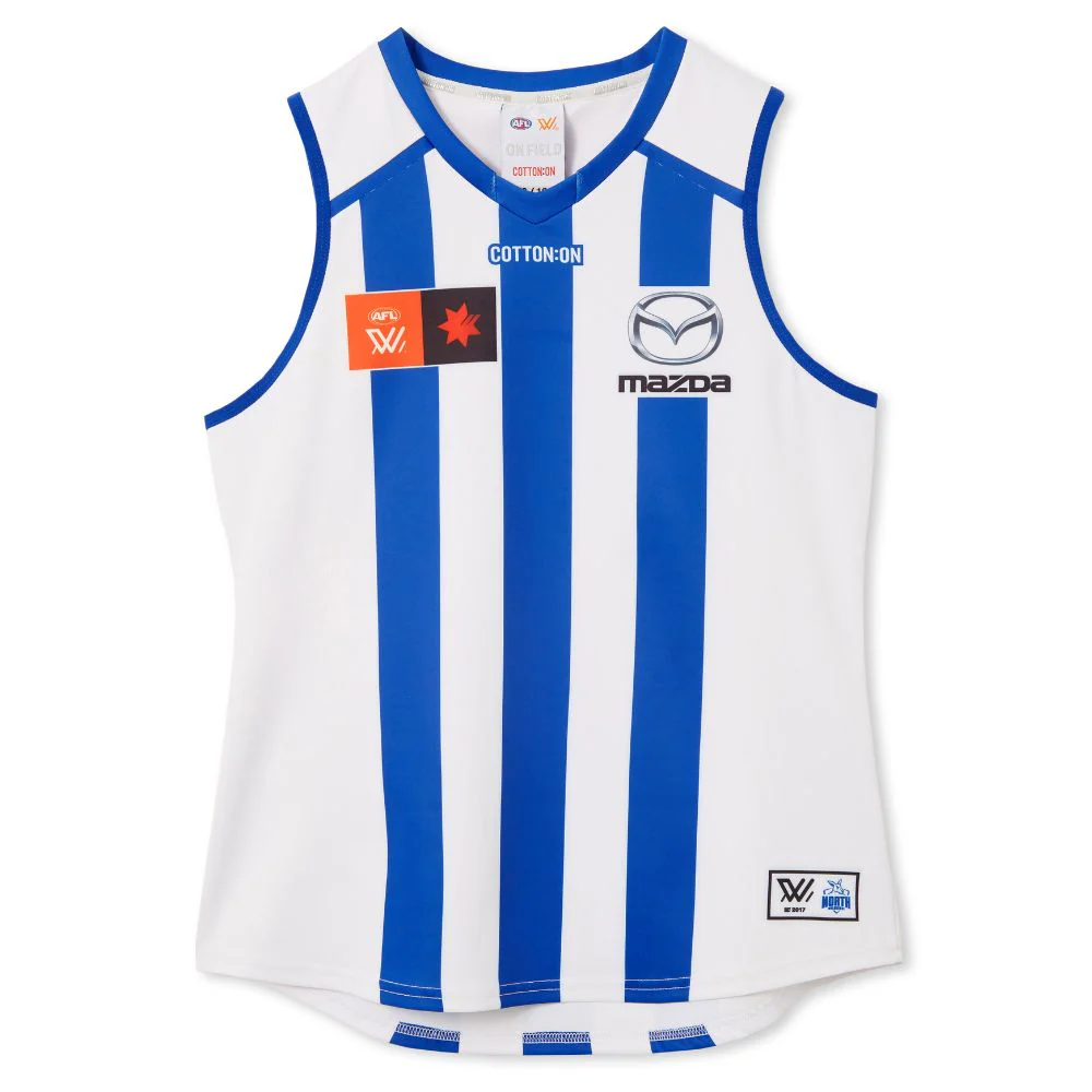 North Melbourne Season 9 AFLW Authentic Home Guernsey