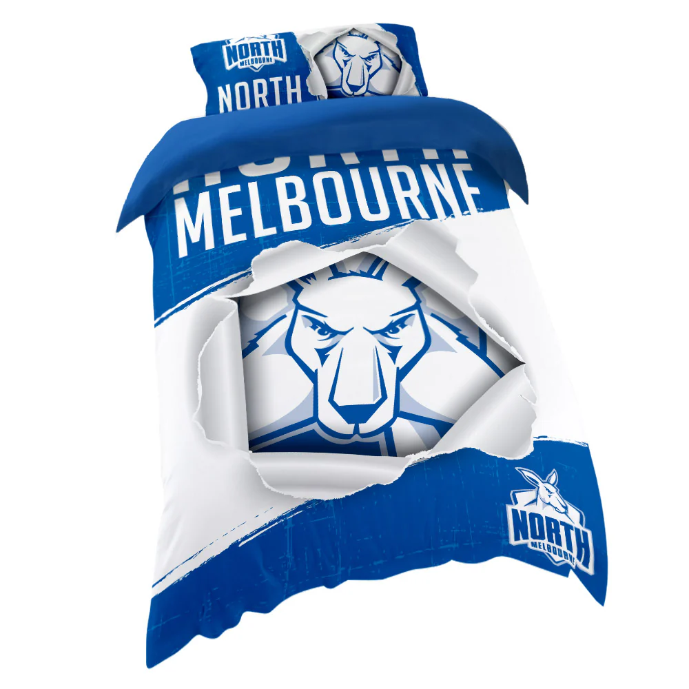 North Melbourne Single Quilt Cover Set