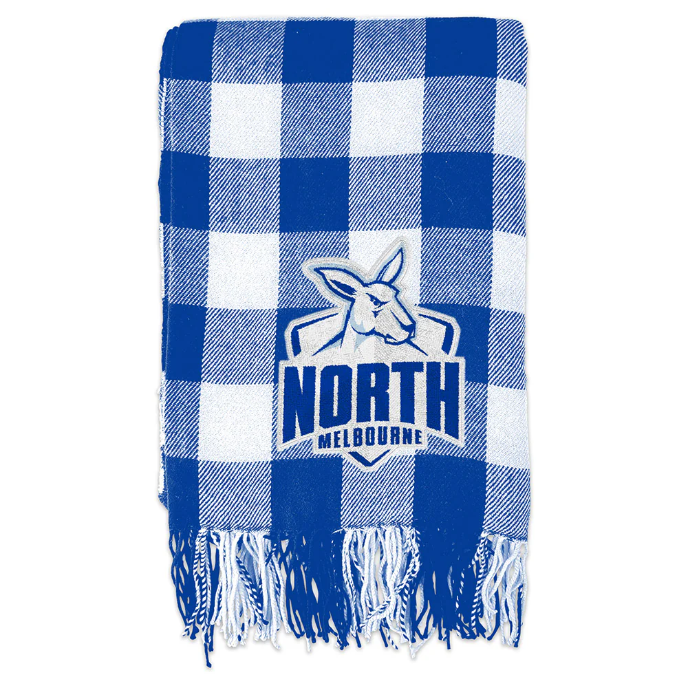 North Melbourne Tartan Throw