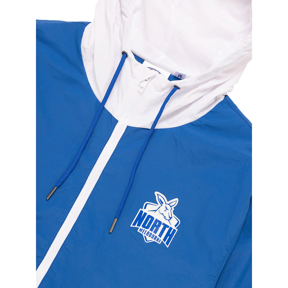 North Melbourne Team Crest Full Zip Nylon Windbreaker - Image 3