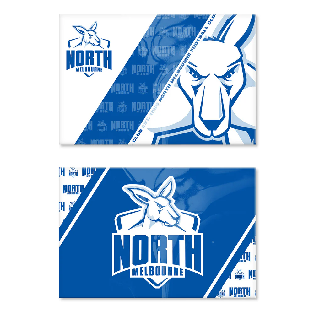 North Melbourne Team Logo Magnets - 2 Pack