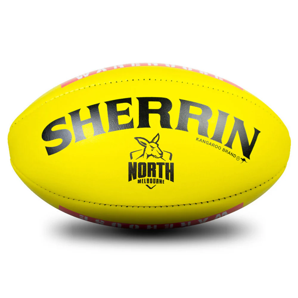 North Melbourne Yellow Official Game Ball