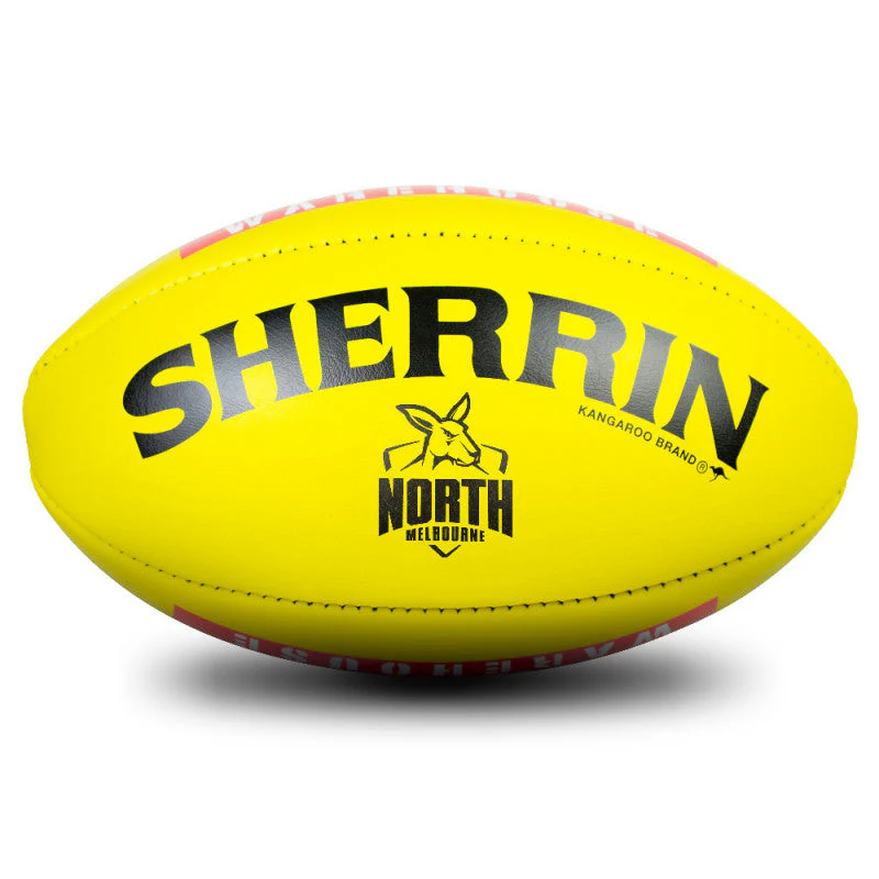 North Melbourne Yellow Official Game Ball - Image 8