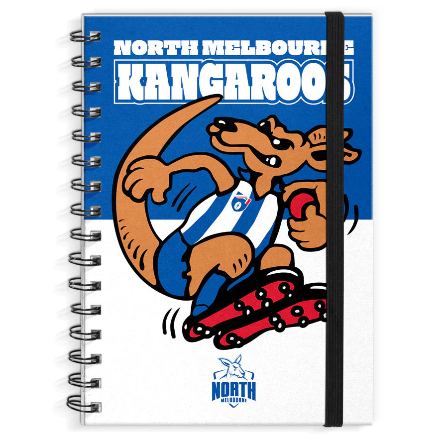 North Melbourne Retro Mascot A4 Notebook