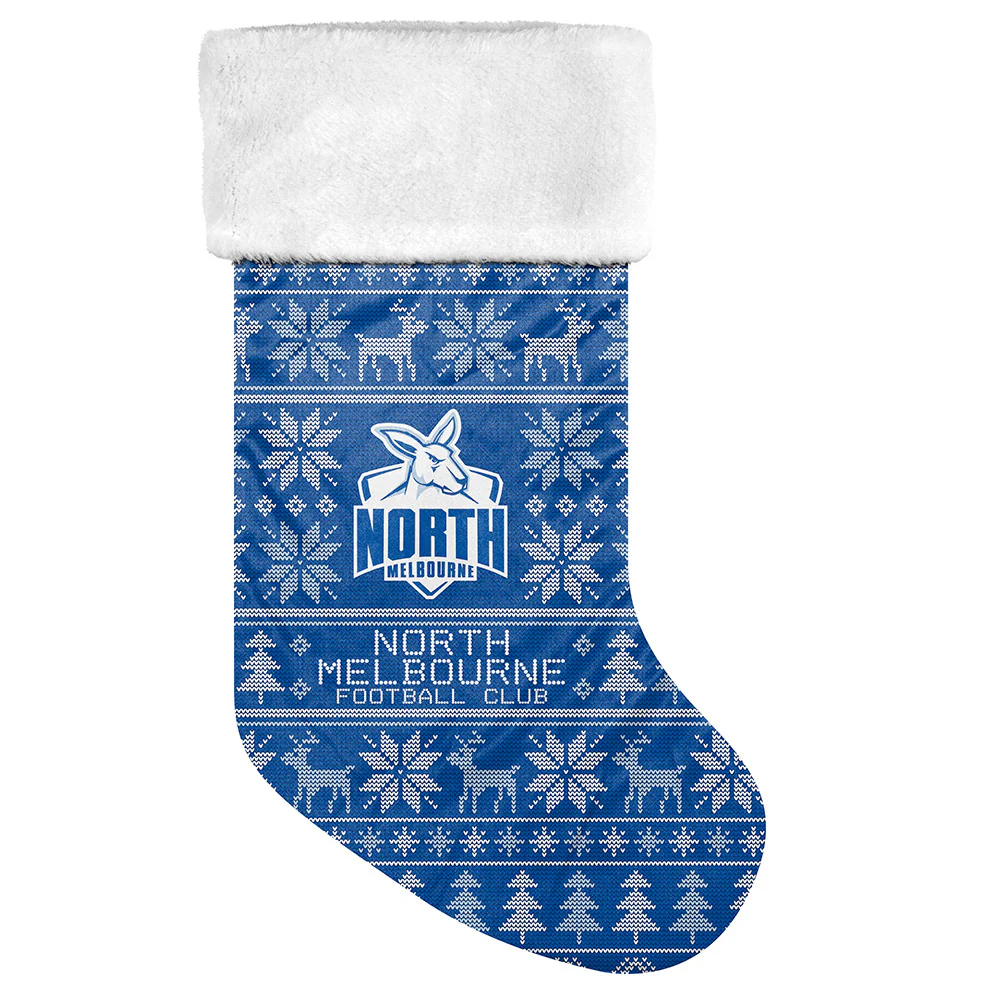 North Melbourne Jumbo Xmas Stocking