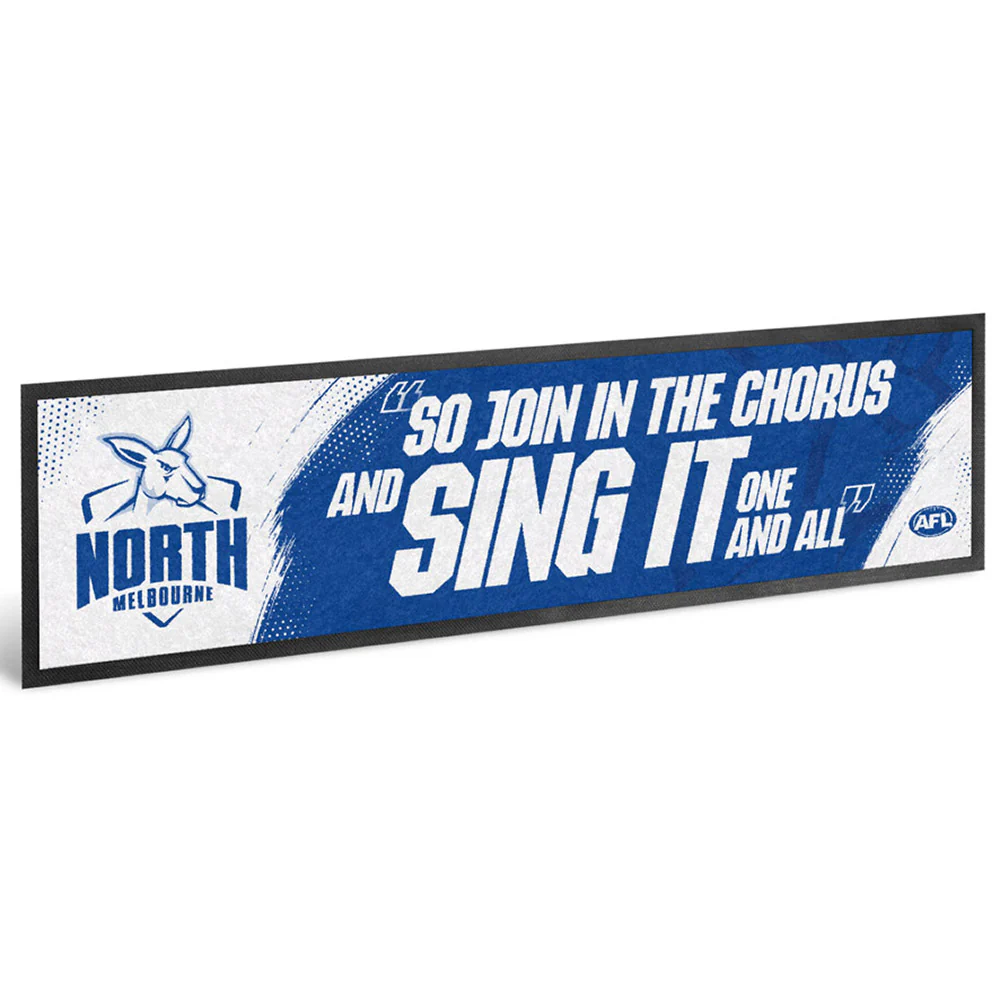 North Melbourne Team Song Bar Runner - Image 2