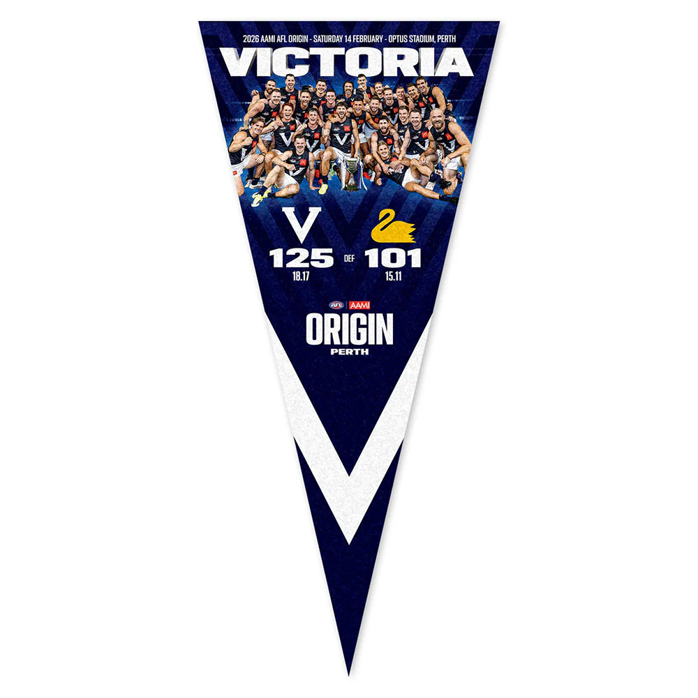AFL Origin 2026 - Big V Celebration Pennant