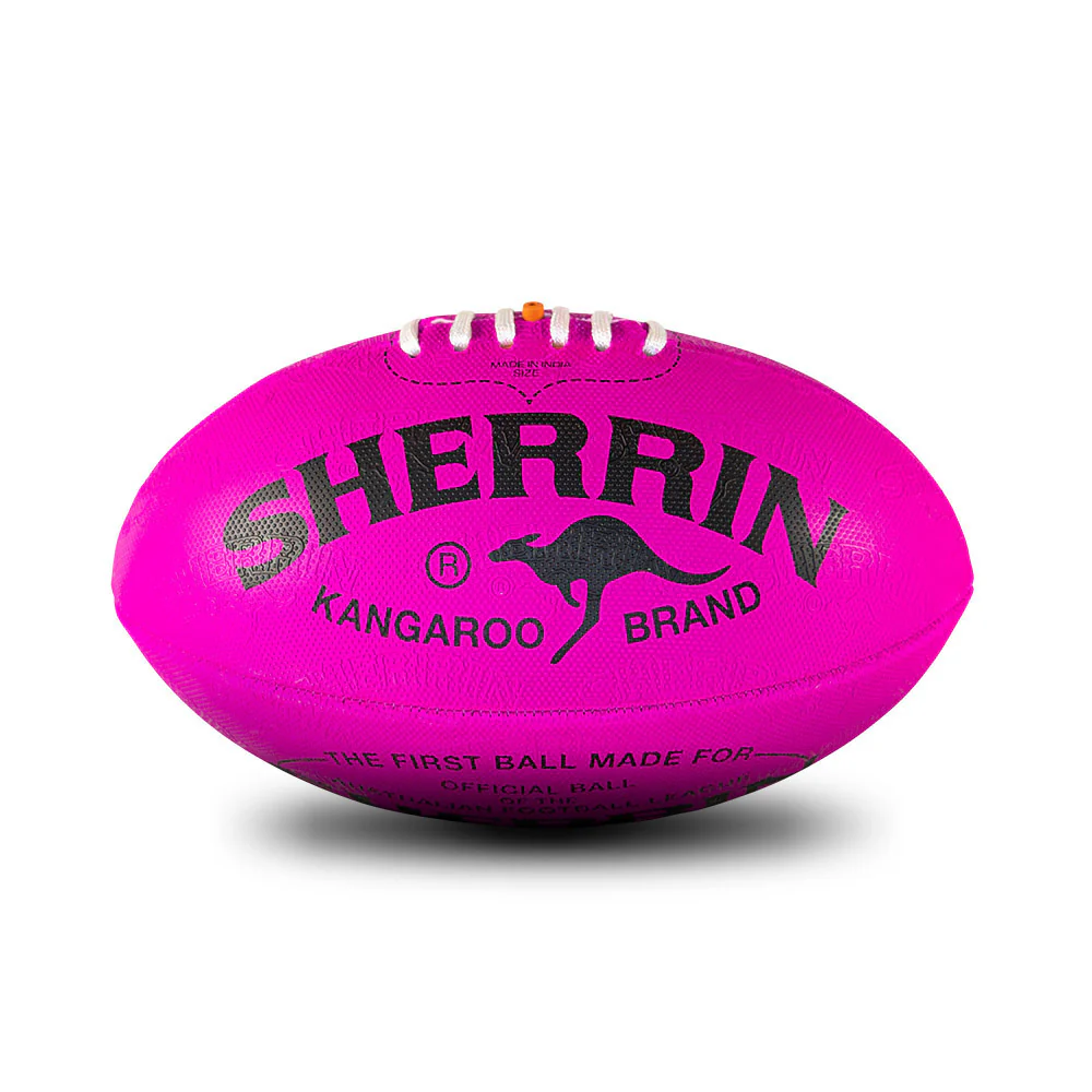 Pink Sherrin Synthetic Football - Image 3