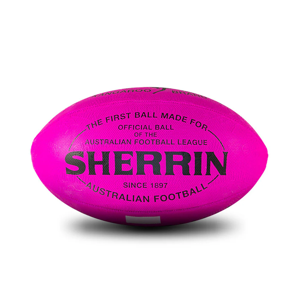 Pink Sherrin Synthetic Football - Image 4