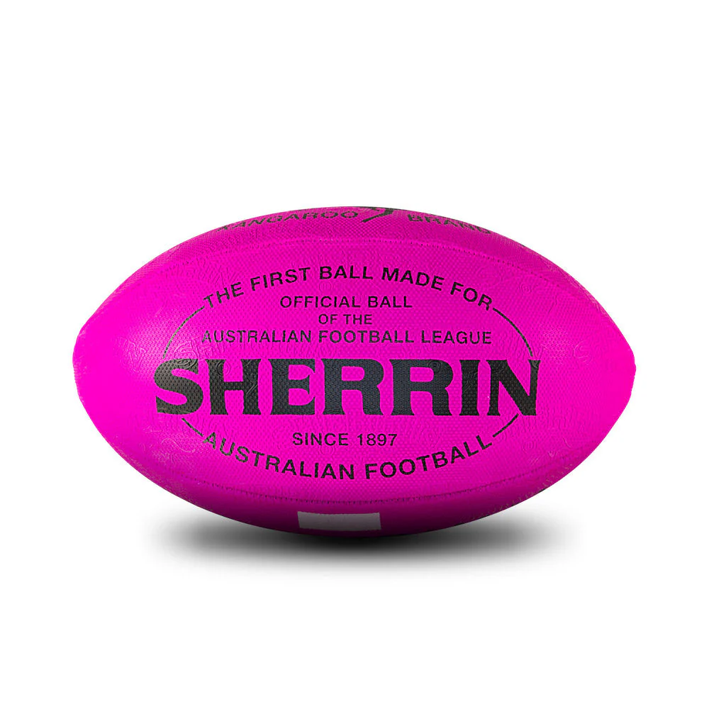 Pink Sherrin Synthetic Football - Image 7