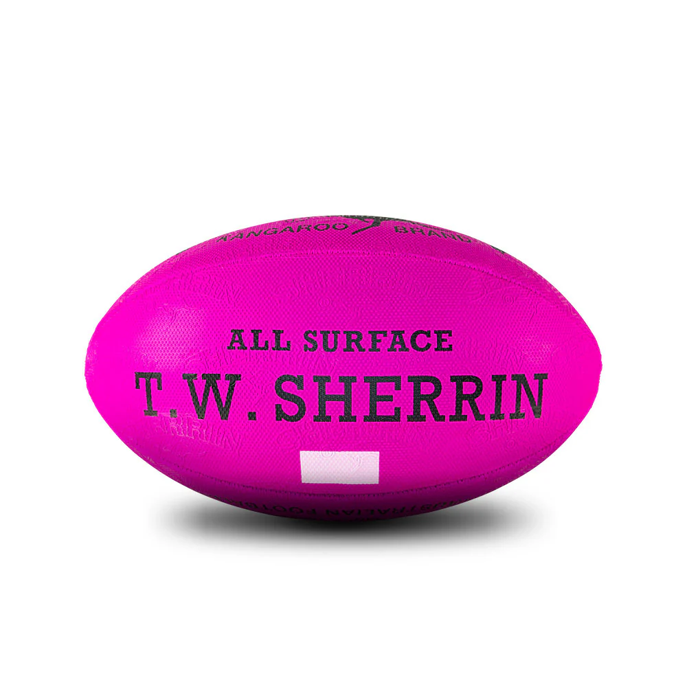 Pink Sherrin Synthetic Football - Image 2