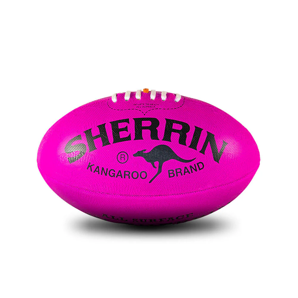 Pink Sherrin Synthetic Football - Image 5