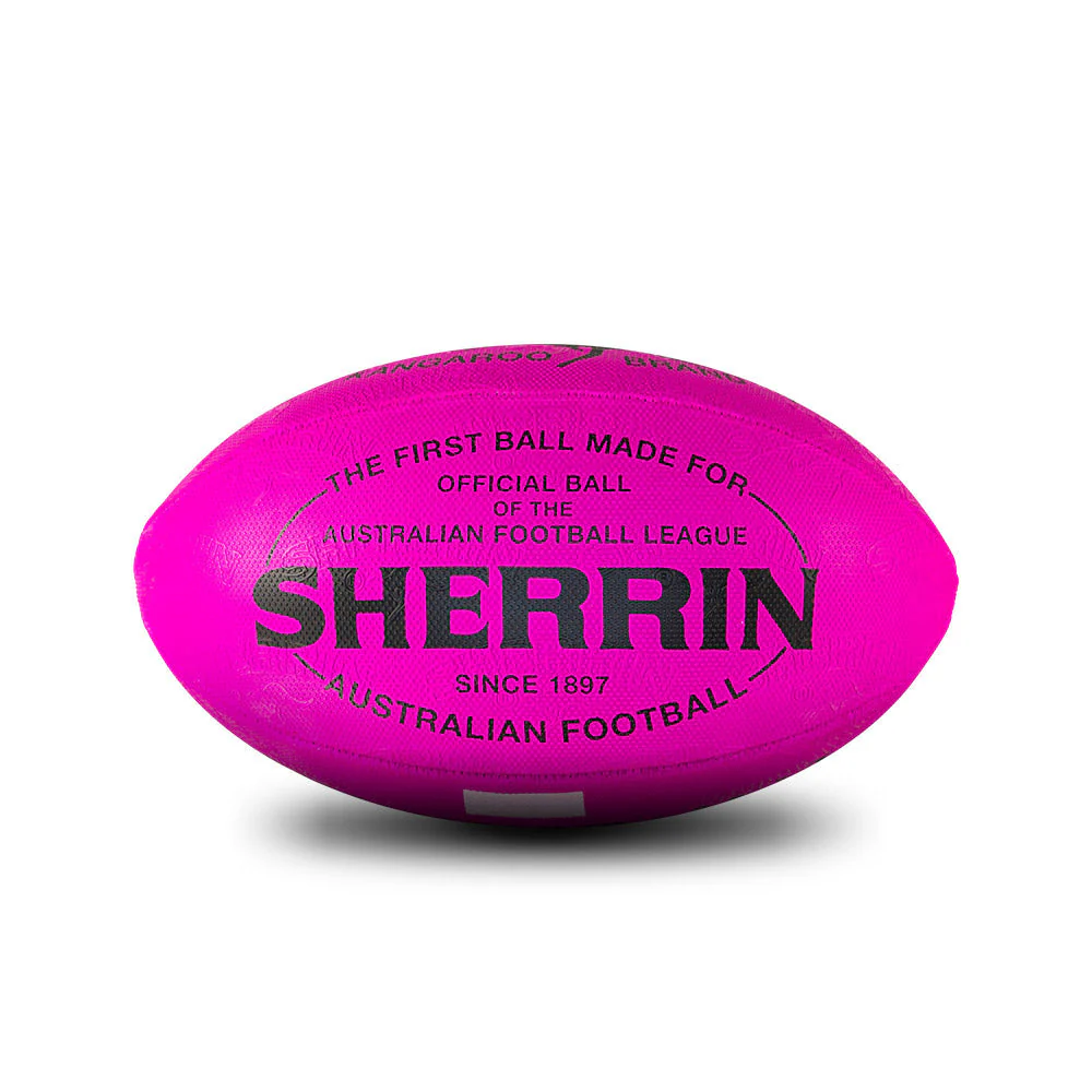 Pink Sherrin Synthetic Football - Image 7