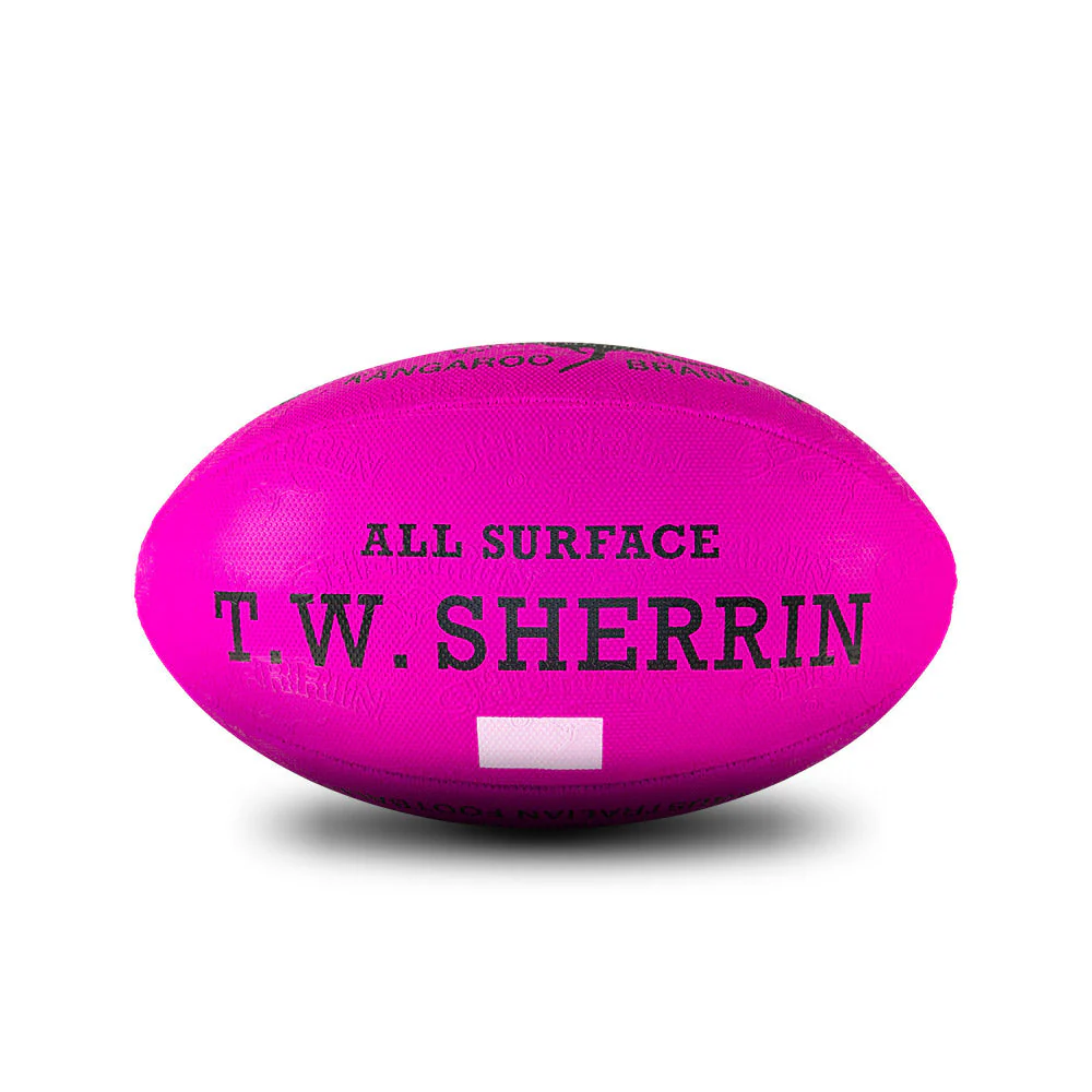 Pink Sherrin Synthetic Football - Image 8