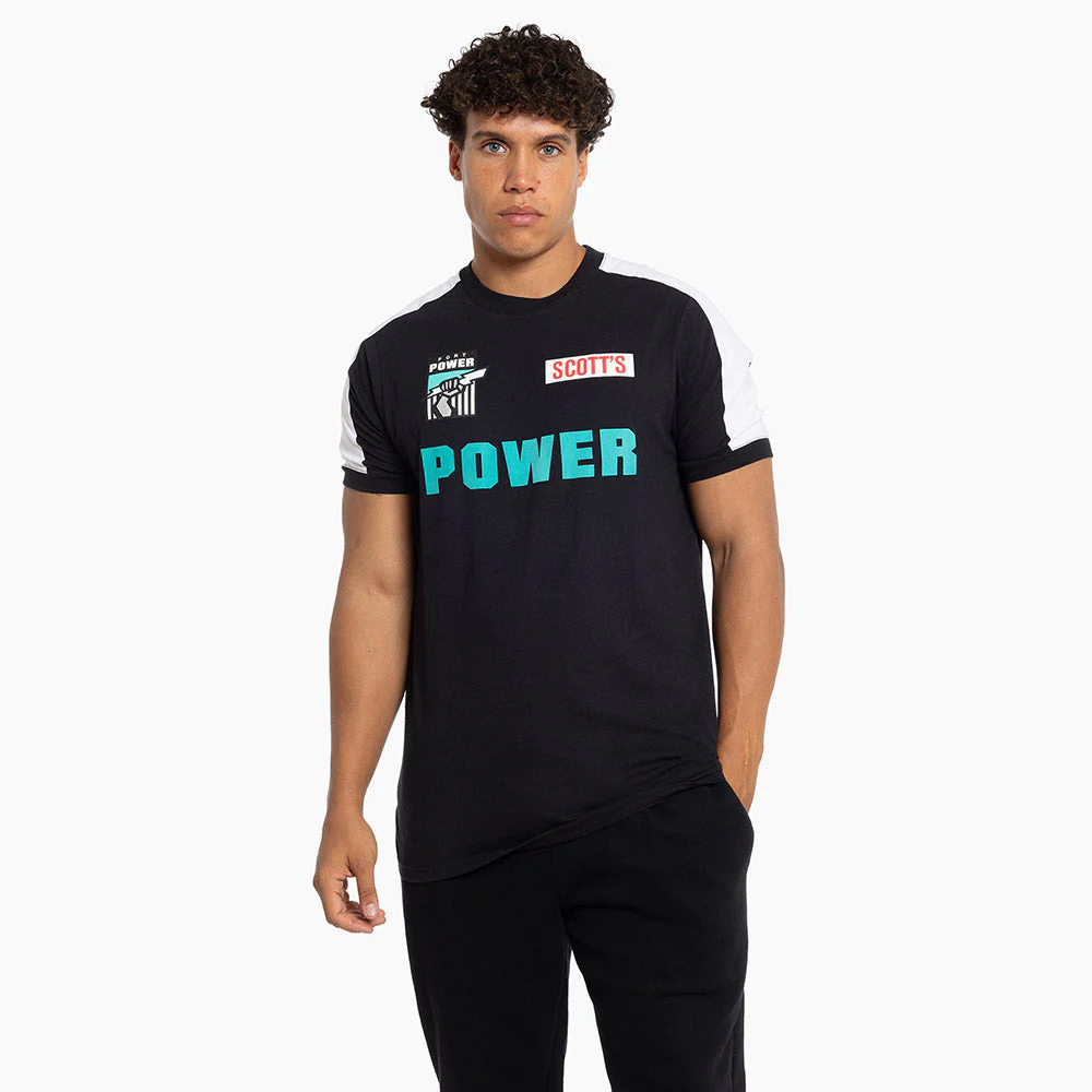 Port Adelaide Adult Throwback Tee - Image 3